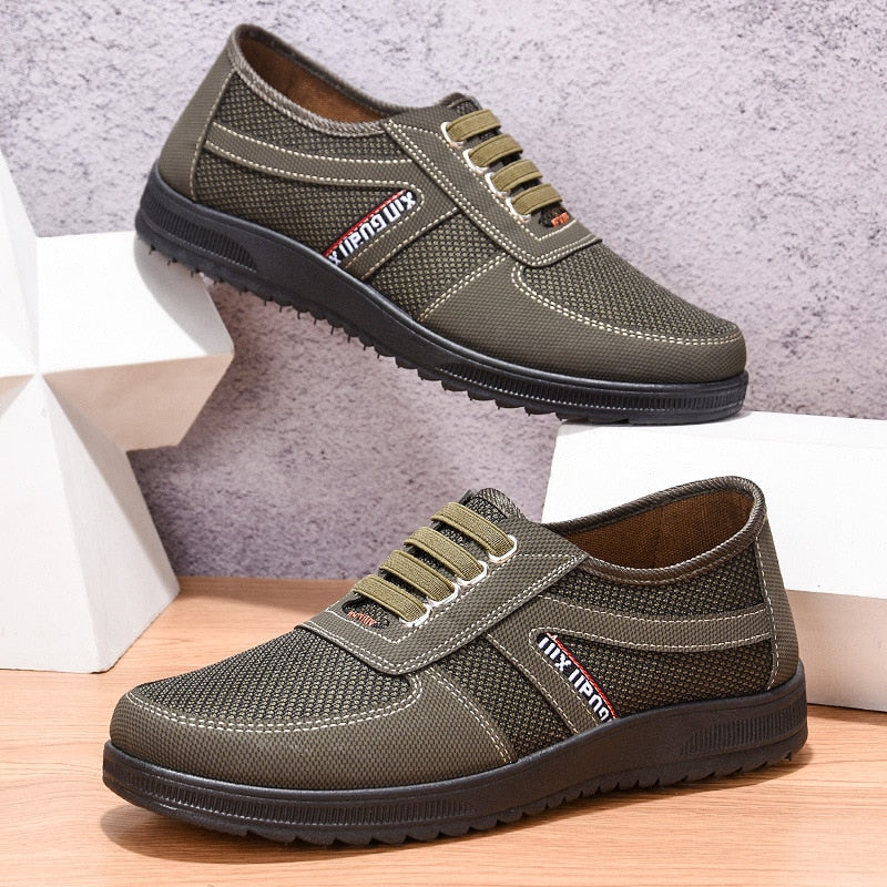 Herren Stoffschuhe mit Atmungsaktivität - Purn