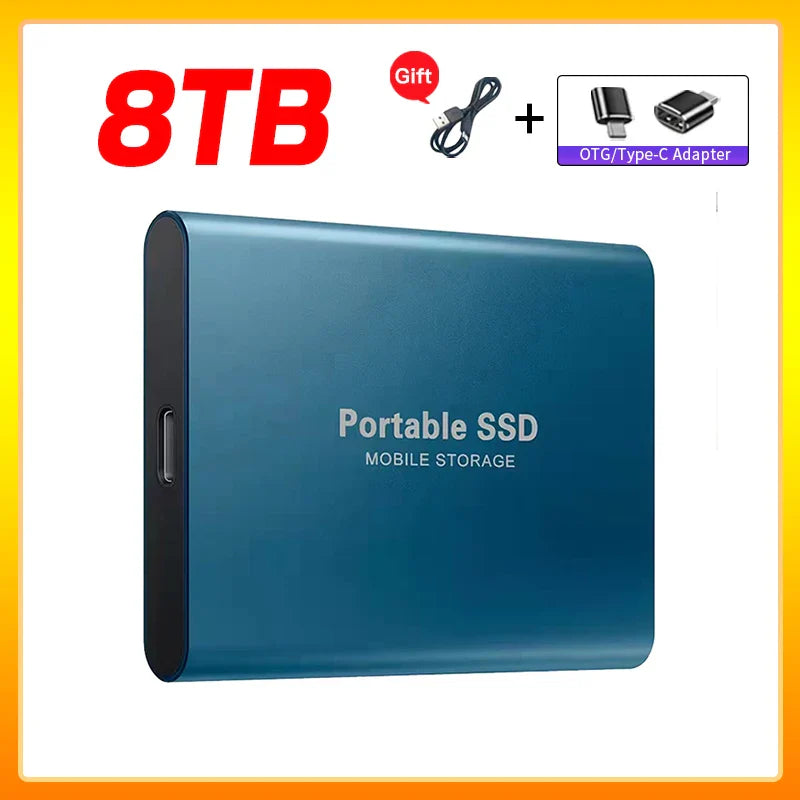 Sandsberg | Hochgeschwindigkeits-Externe Solid State Drive 1TB Tragbare Externe Festplatte ssd 2TB Externe Festplatte ssd Festplatte Für Laptop Mac