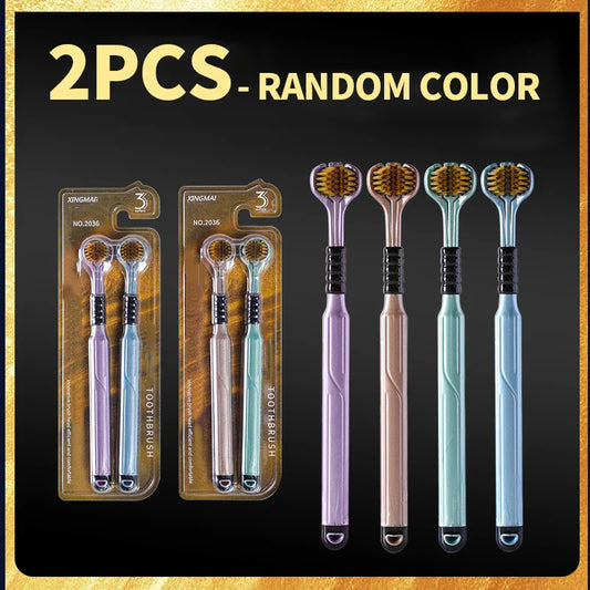 Sandsberg | Glitter Triple-Head Zahnbürste