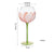 Handgemalte Blumen-Glas-Stielwaren