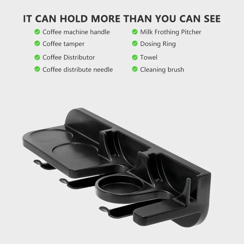 Wandhalterung für Kaffee-Set, Aufbewahrungsregal, 51/54/58 mm, Kaffeemaschine, Küchenutensilien, Zubehör, Coffeeware-Organizer, Barista für Zuhause, Büro