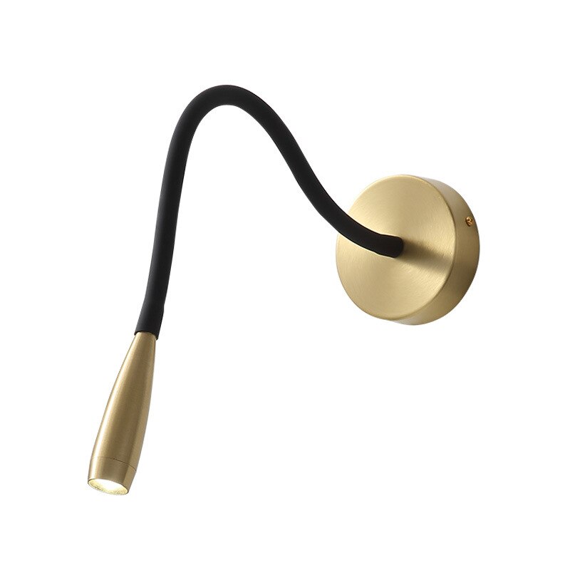 Moderne flexible goldene Wandleuchte