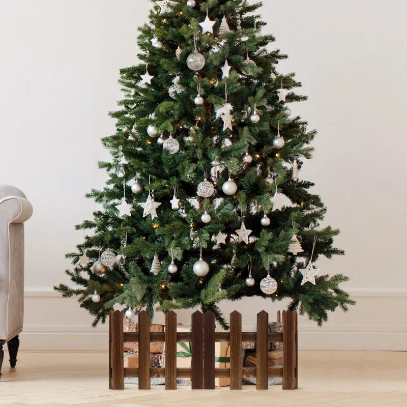 Sandsberg | Dekorativer Holz Gartenzaun für Beete und Außenbereiche