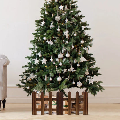 Sandsberg | Dekorativer Holz Gartenzaun für Beete und Außenbereiche