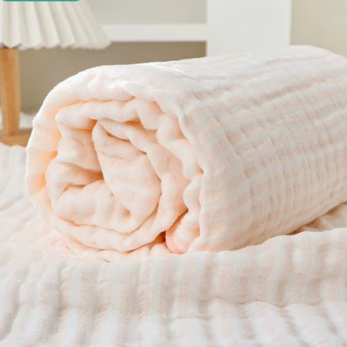 Sandsberg | Premium 6-Lagen Musselin Baumwolle & Bambus Mischung Baby Wickeldecke