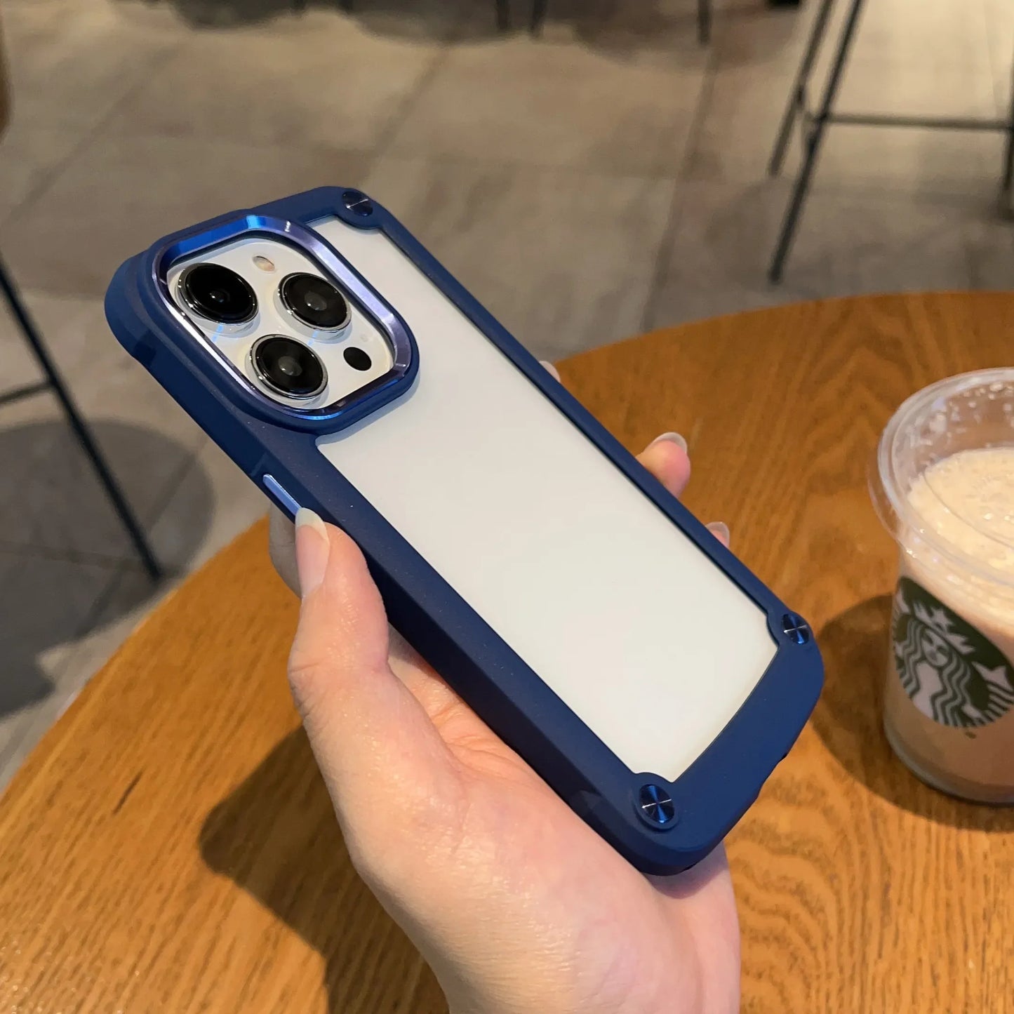 Stoßfestes Armor Bumper Case für das iPhone