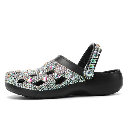Sandsberg Kristall Sommer-Slipper für Damen