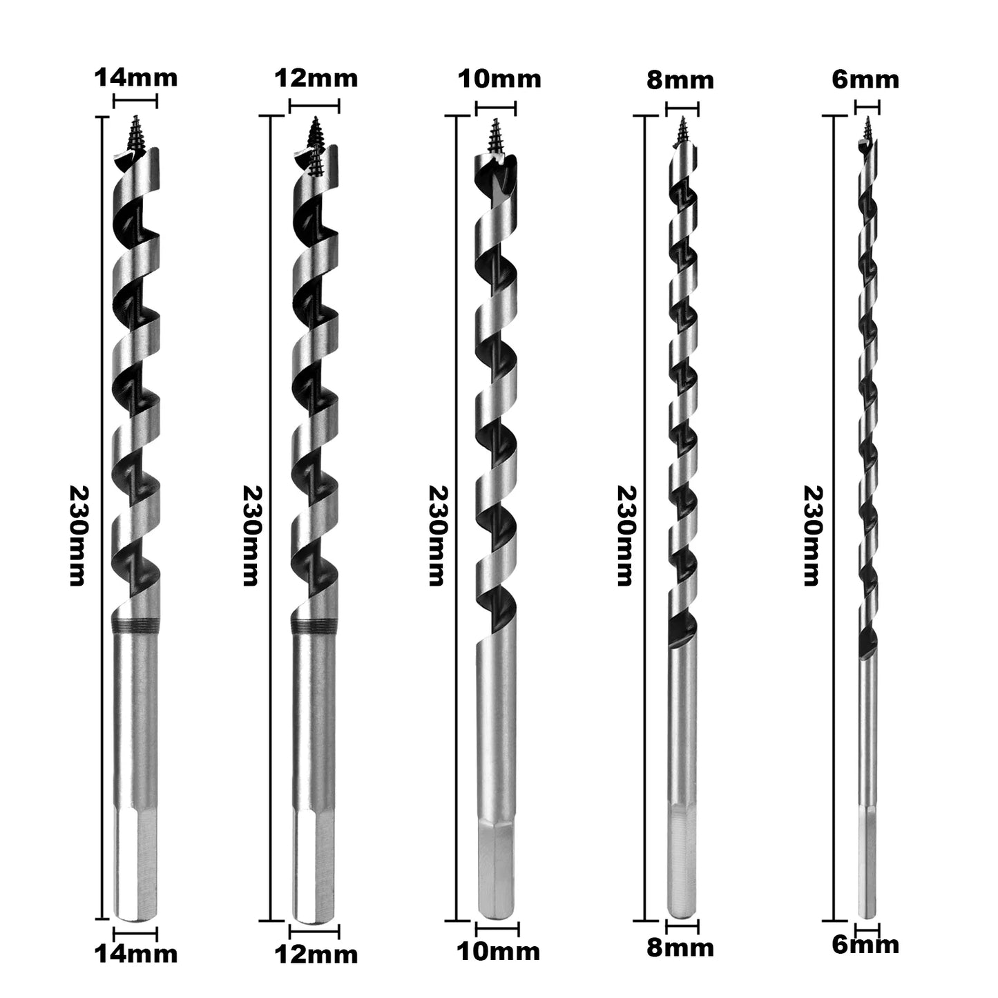 Sandsberg | Erweiteter Sechskant-Schaft Holzbohrer