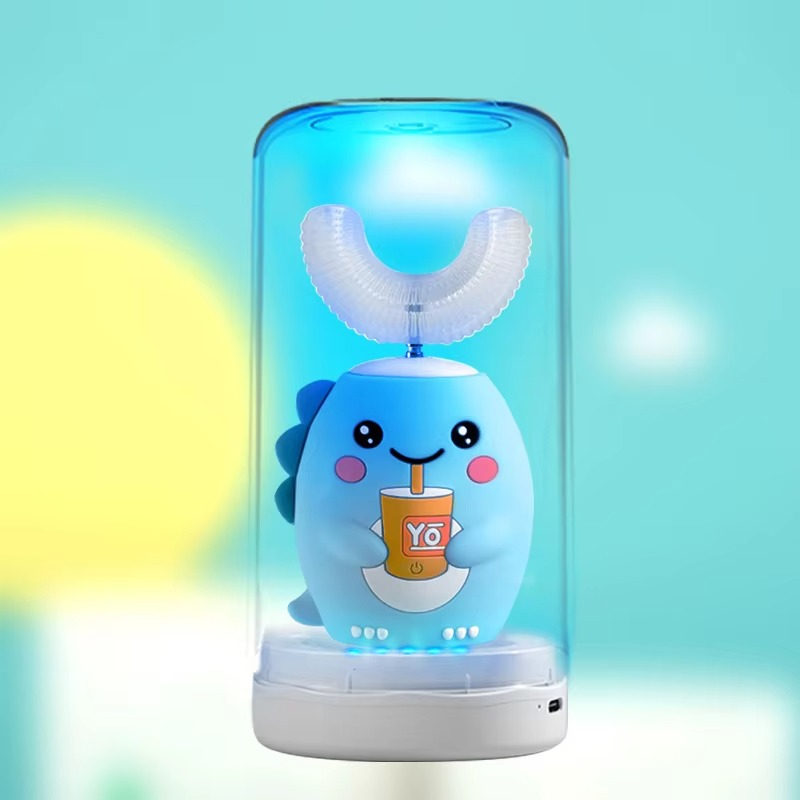 Sandsberg | Kinderfreundliche U-förmige Schallzahnbürste mit Blaulichttechnologie