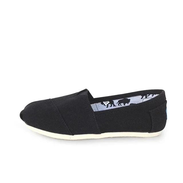 Männer und Frauen Einfarbige Schuhe Atmungsaktive Flache Canvas Flache Schuhe Einfarbig Weiche Leder Leinen Schuhe