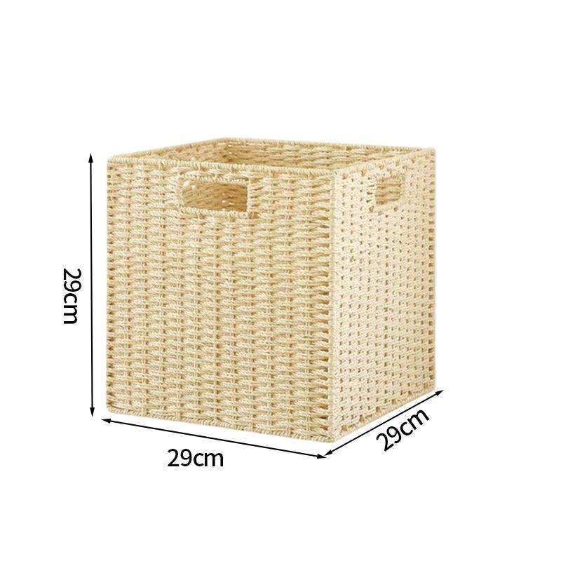 Sandsberg | Stylischer geflochtener Storage Basket – Vielseitiger Organizer für Spielzeug, Snacks und Kleidung mit praktischen Griffen