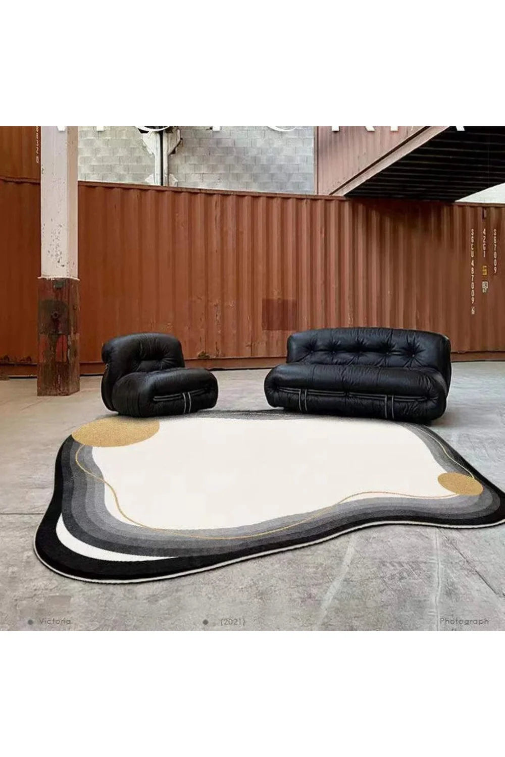 Cosmic Fade Moderner Teppich