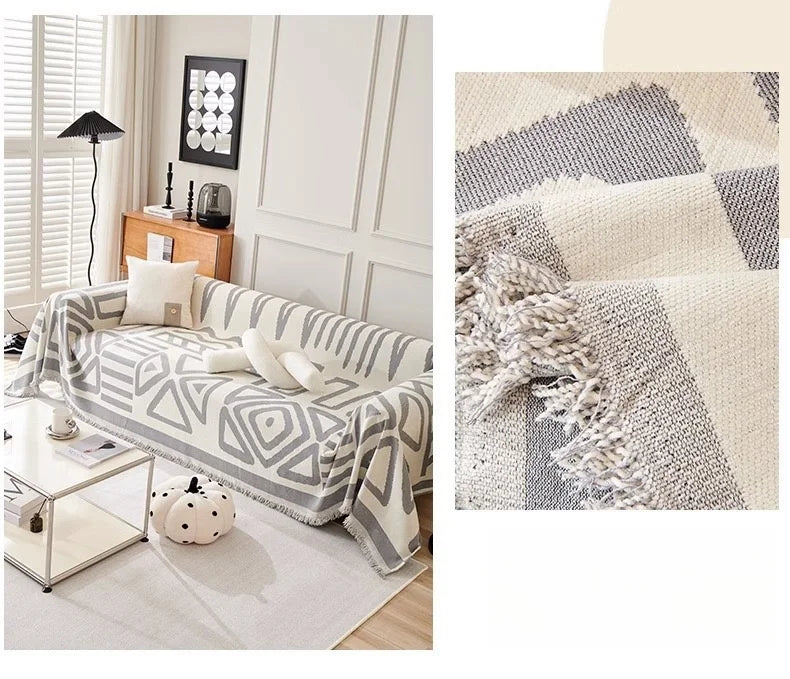 Sandsberg | Sofa Handtuch mit Quasten