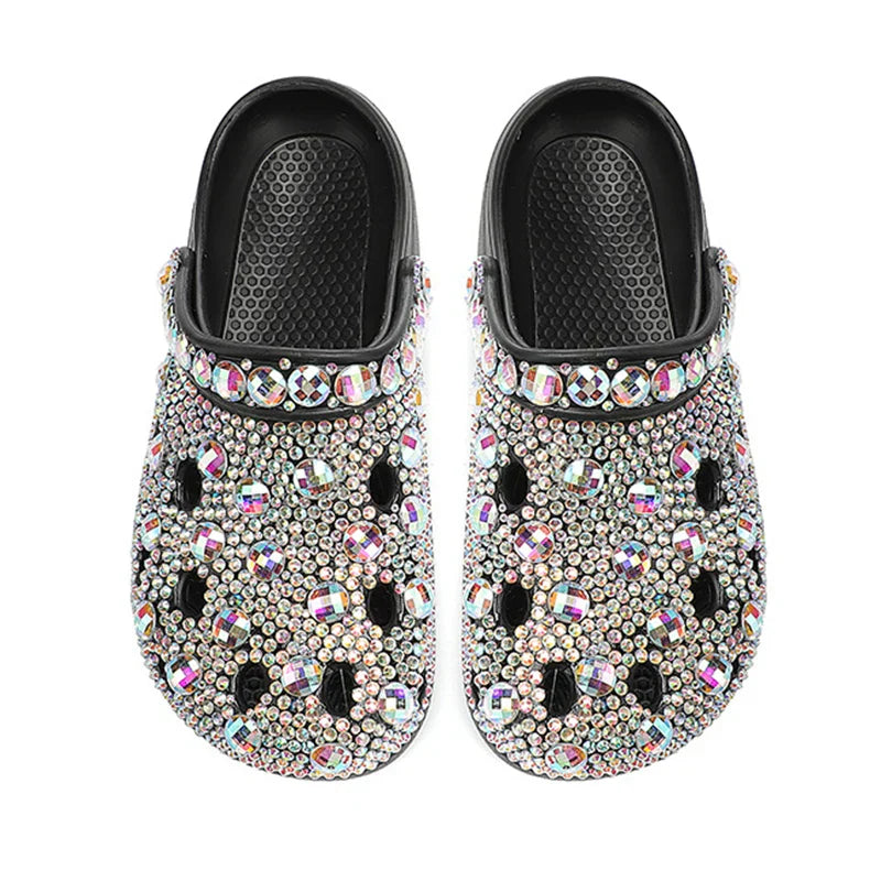 Sandsberg Kristall Sommer-Slipper für Damen