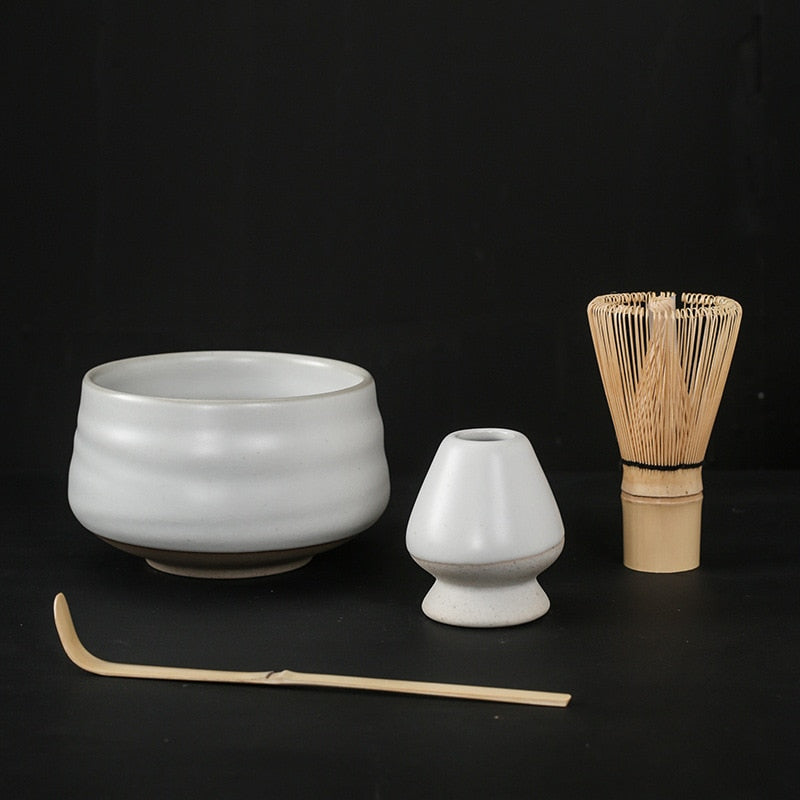 Japanischer Matcha, geeignet zum Bürsten einer Schüssel Tee, Schneebesen, Keramik-Ei-Schläger, Matcha für japanische Teezeremonie, Tee-Set manuell
