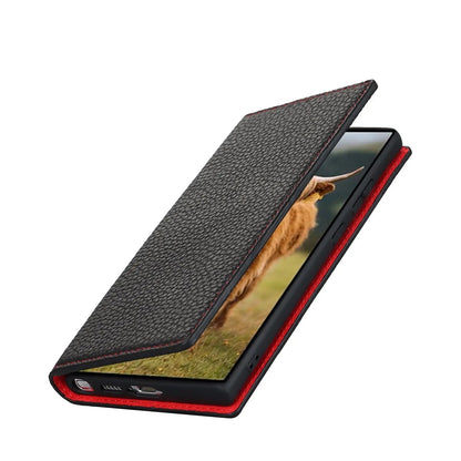 Sandsberg Echtleder-Brieftaschenhülle für Samsung Galaxy S23 Ultra