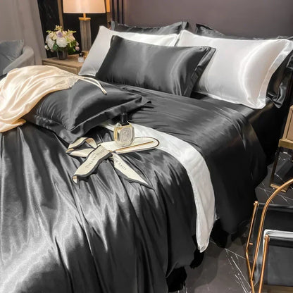 Exclusieve zijden beddengoedset – Luxe beddengoed van 100% zijde voor ultiem slaapcomfort