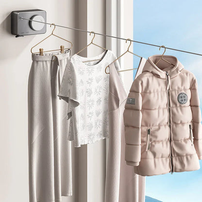 Sandsberg | Einziehbare platzsparende Wäscheleine