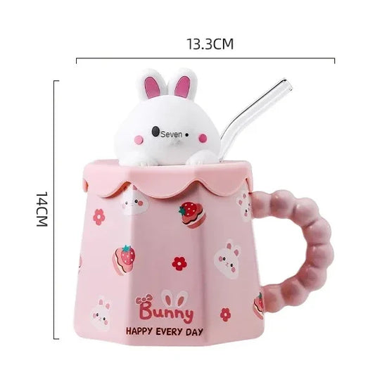 Bunny, Bär und Panda Becher