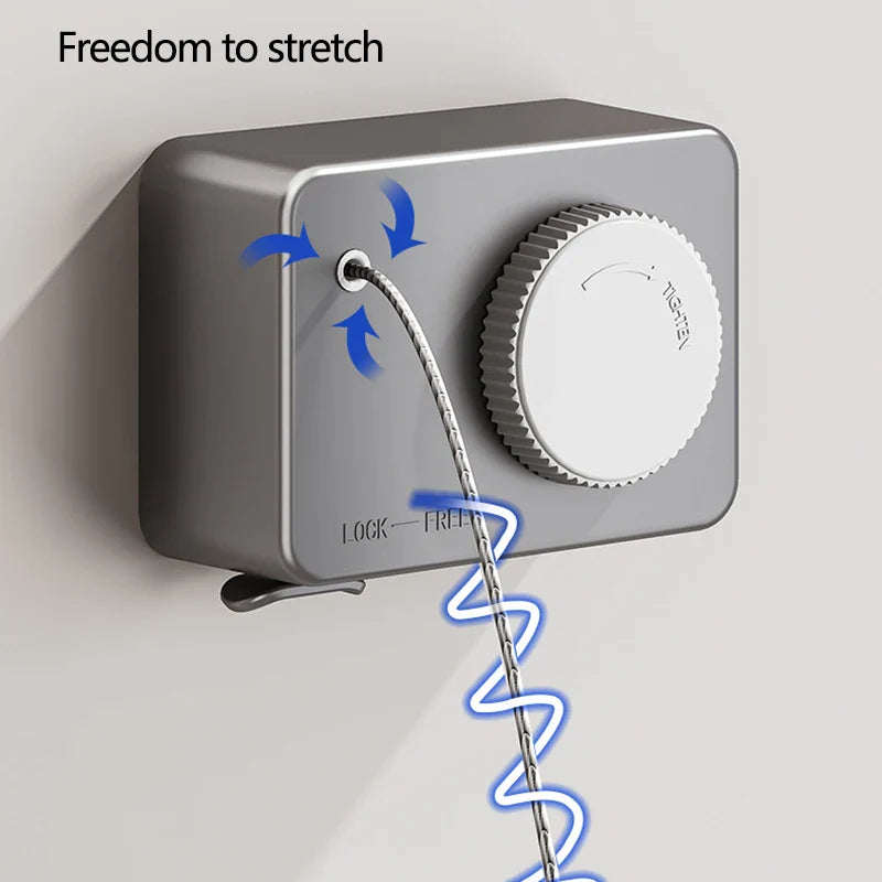 Sandsberg | Einziehbare platzsparende Wäscheleine