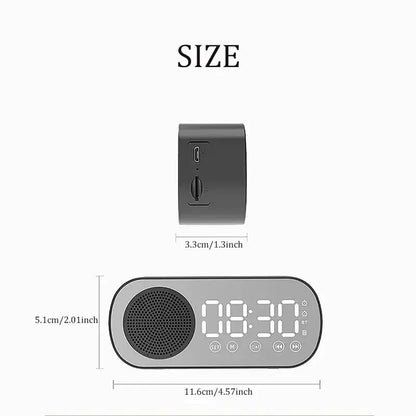 Sandsberg | Digitaler Wecker mit Bluetooth-Lautsprecher und FM-Radio