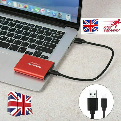 Sandsberg | Hochgeschwindigkeits-Externe Solid State Drive 1TB Tragbare Externe Festplatte ssd 2TB Externe Festplatte ssd Festplatte Für Laptop Mac