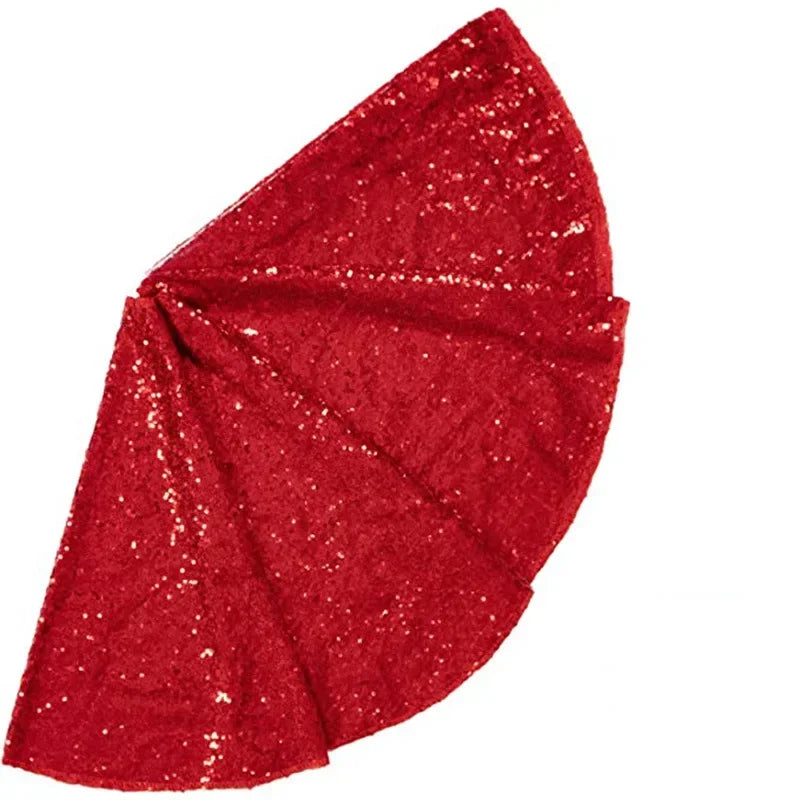 Funkelnde Weihnachtsbaumstämme