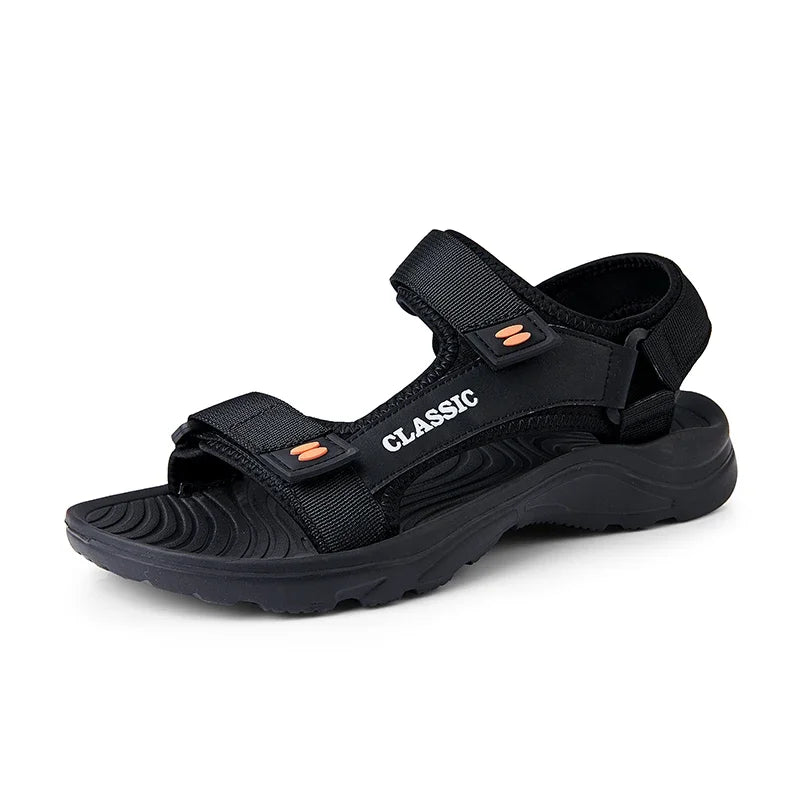 Herren Atmungsaktive Mesh Sandalen Sommer Leichtgewichtig Outdoor Strand Komfort Rutschfeste Freizeitschuhe