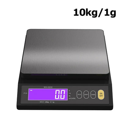Sandsberg | 5 kg/0,1 g und 10 kg/1 g digitale elektronische Küchenwaage, LCD-Display, vollständig wasserdichtes Edelstahlbackwerkzeug