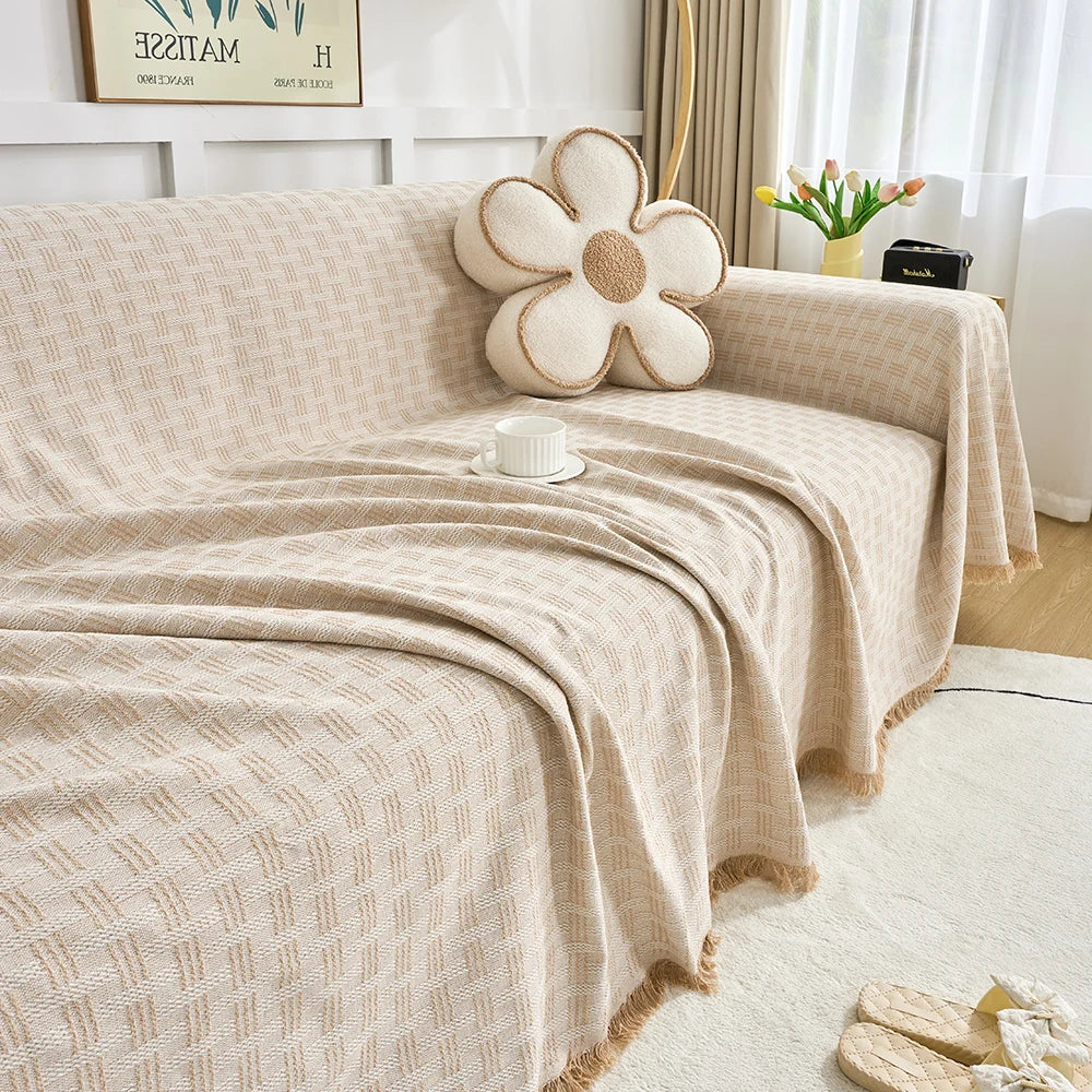 Sandsberg | DualComfort Wendbare Sofabezug – Stylischer, Waschbarer Couchschutz für 3–4-Sitzer Sofas