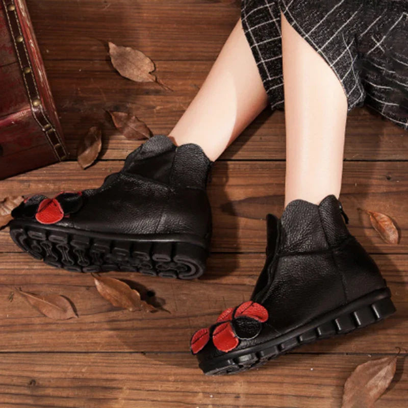 Stylischer orthopädischer Damenschuh mit praktischem Reißverschluss