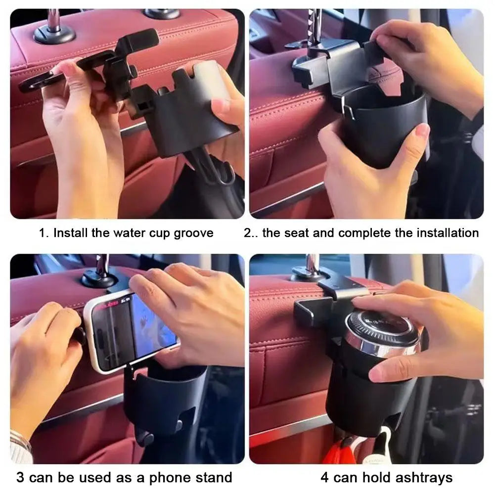 Sandsberg | Multifunktionaler Autositzkopflehnenbecherhalter