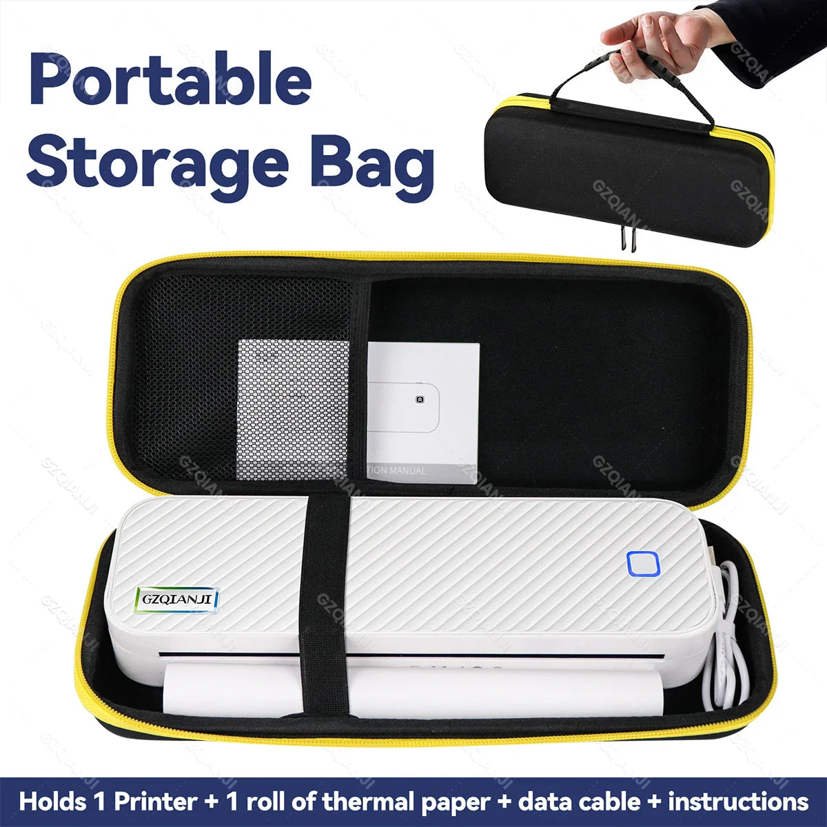 Sandsberg | Tragbarer tintenloser Bluetooth A4 Thermodrucker