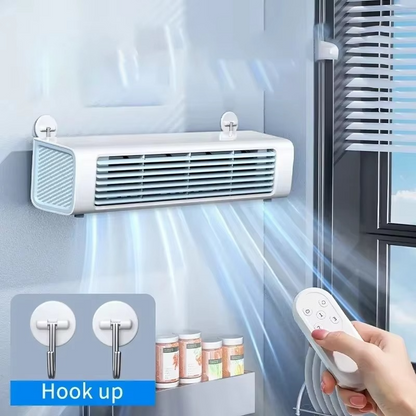 Sandsberg | Ultra-leiser wandmontierter bladeless Ventilator - Leistungsstarker und kompakter Luftkühler für Zuhause und Büroräume