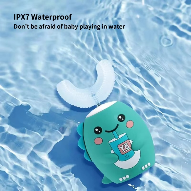 Sandsberg | Kinderfreundliche U-förmige Schallzahnbürste mit Blaulichttechnologie