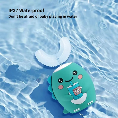 Sandsberg | Kinderfreundliche U-förmige Schallzahnbürste mit Blaulichttechnologie