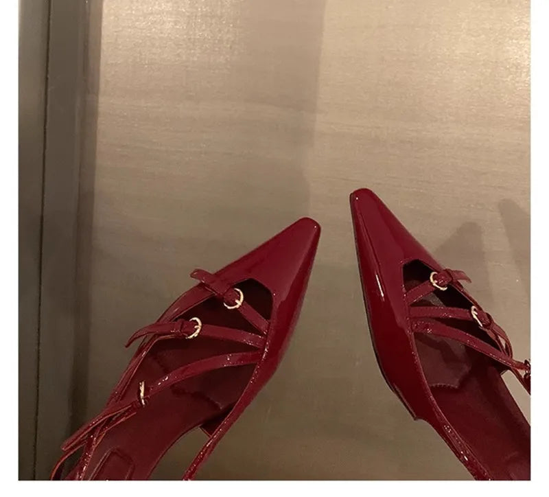 Patentleder Quadratzehen Damen Pumps 6cm hohe Absätze Elegante Frühling Sommer Büro Damen Schuhe