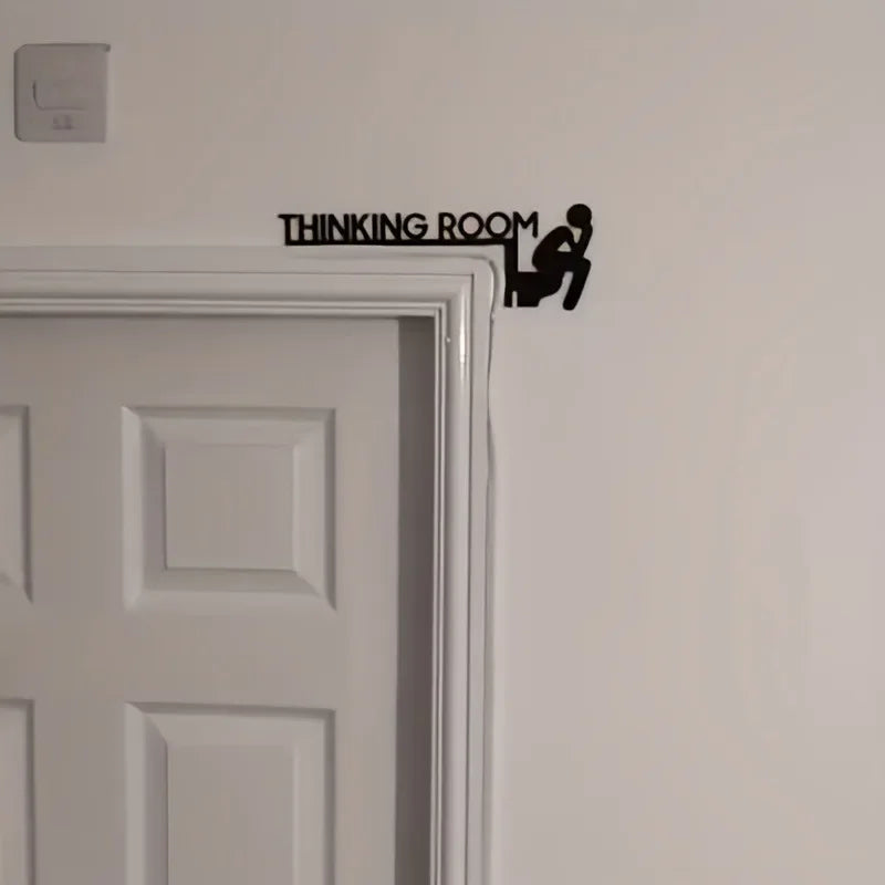 Badezimmer-Türschild™ Thinking Room Wanddekoration