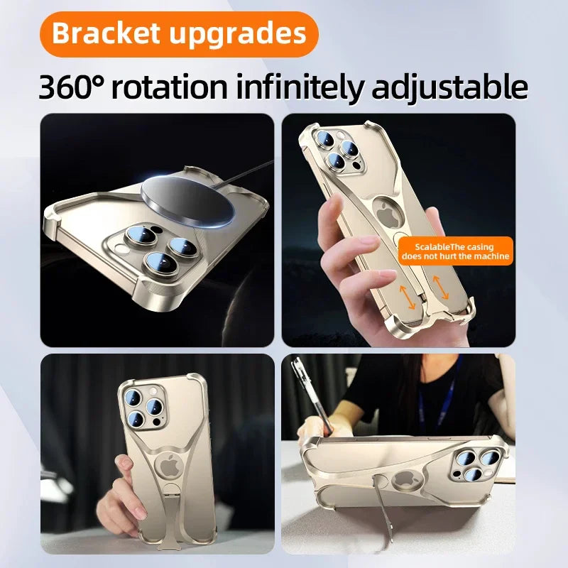 Sandsberg | Legierter Metall rahmenloser Handyhülle