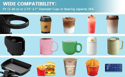 Sandsberg | Auto-Becherhalter mit abnehmbarem Tablett