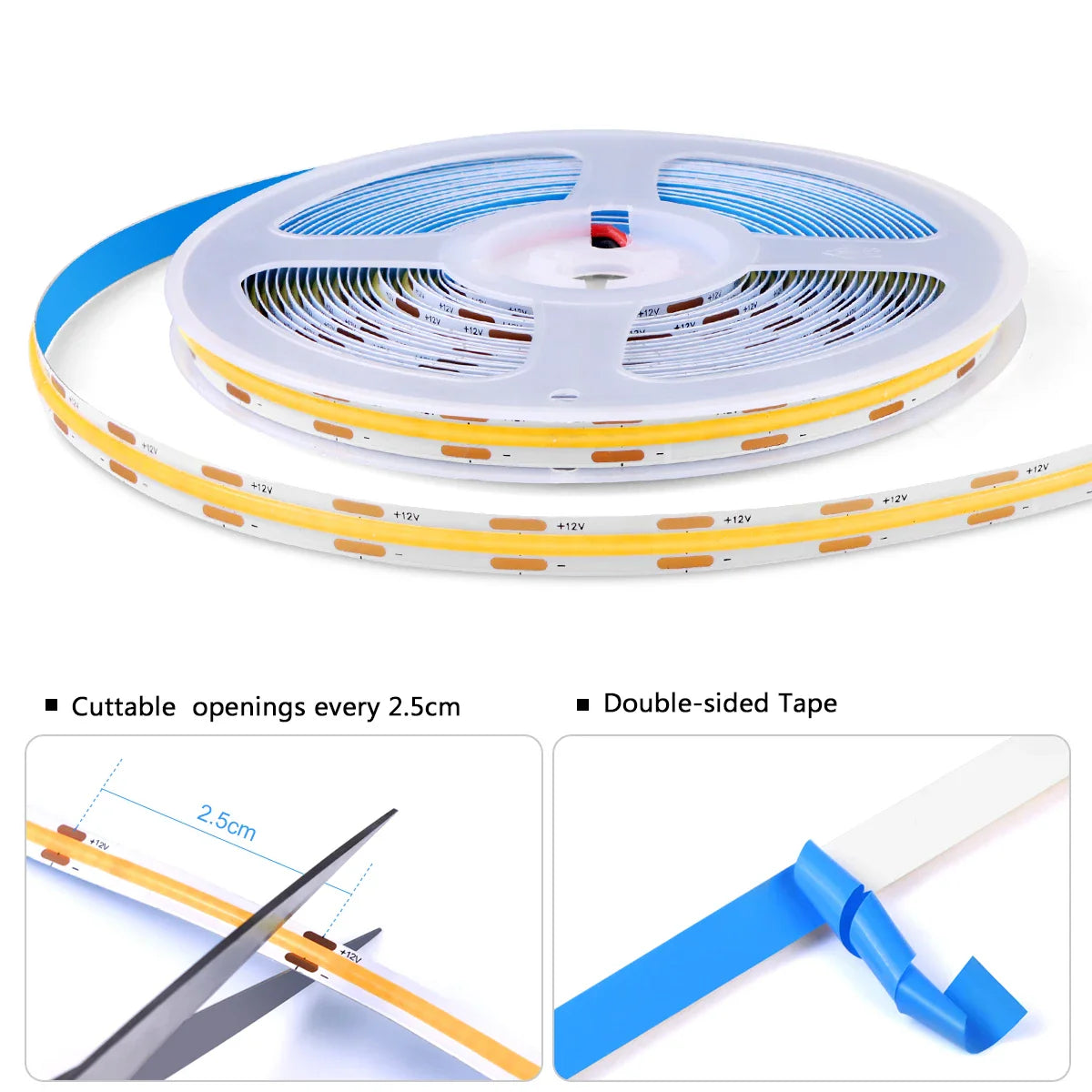 Sandsberg | Unter Schrank COB LED Streifenlicht mit Touch-Sensor