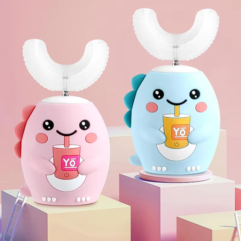 Sandsberg | Kinderfreundliche U-förmige Schallzahnbürste mit Blaulichttechnologie