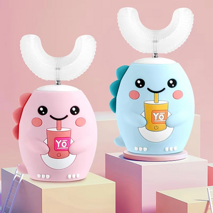 Sandsberg | Kinderfreundliche U-förmige Schallzahnbürste mit Blaulichttechnologie