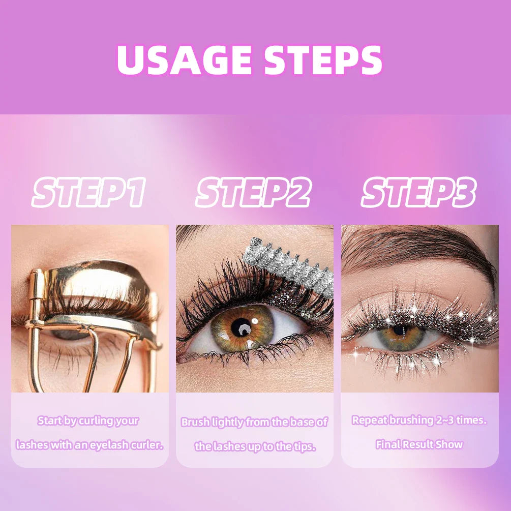 Diamant-Glitzer-Mascara – Strahlen Sie wie ein Stern! 🌟✨