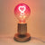 Pink LED-Lampe mit Herzmuster – Dimmbar und Farbverlauf