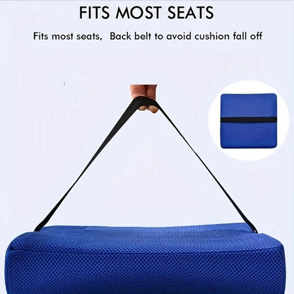 Lendenwirbelstützkissen für Bürostuhl und Autositz - Perfekt ausbalanciertes Memory-Schaum Rückenpolster, vielseitige Unterstützung für Komfort