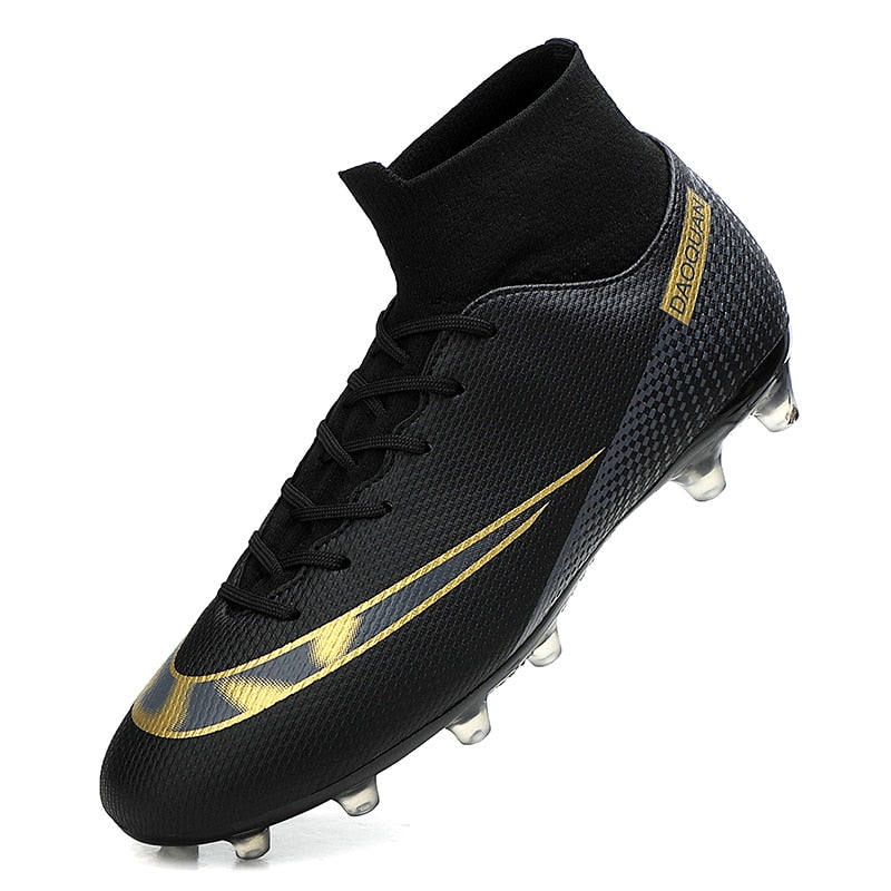 Turf Fußballschuhe Hohe Knöchel Futsal Männer Ag Tf Outdoor Atmungsaktive Fußball Stiefel Rutschfeste Trainer