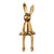 Sitzende Kaninchen-Statue, Figur, Skulptur für Zuhause, Wohnzimmer, Veranda, TV-Schrank, Weinschrank, Büro, Dekoration, Ornament