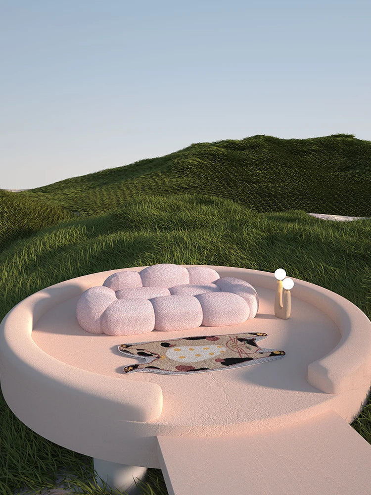 Sandsberg | Kunst Design Kreativ Teppich Bequem Weich Schlafzimmer Teppich Große Fläche Wohnzimmer Dekorative Teppiche Modernes Zuhause Ästhetische Teppiche IG