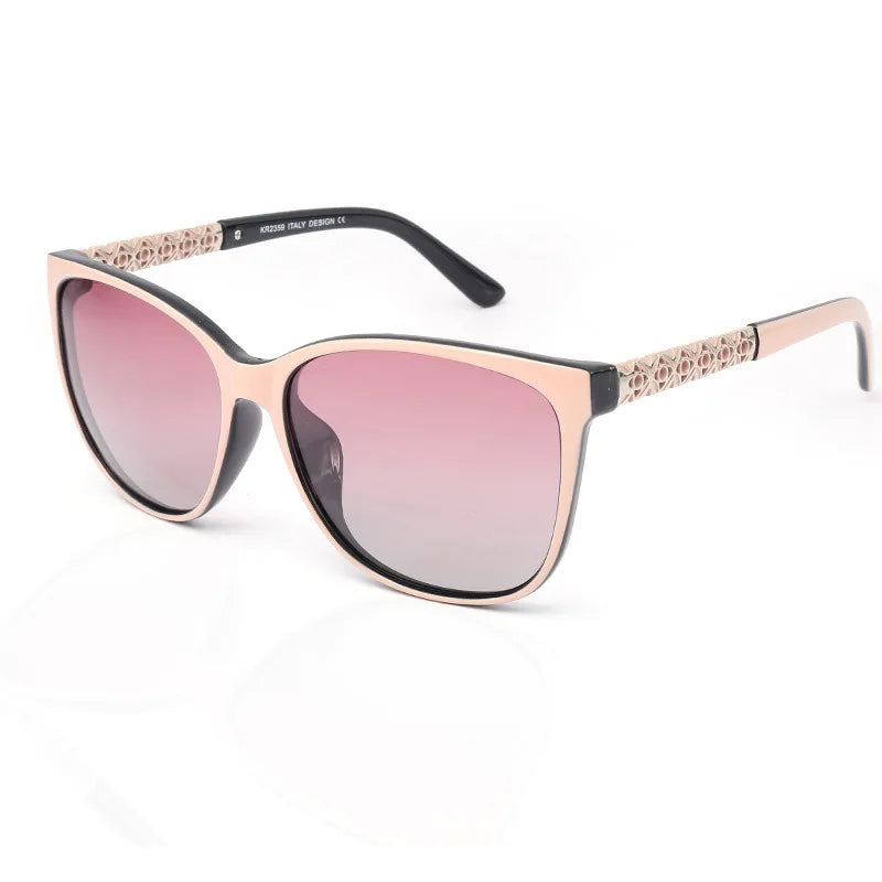 Sandsberg | TR Memory Frame Polarisierte Sonnenbrille für Frauen UV400 Schutz Einzigartig Gestaltet